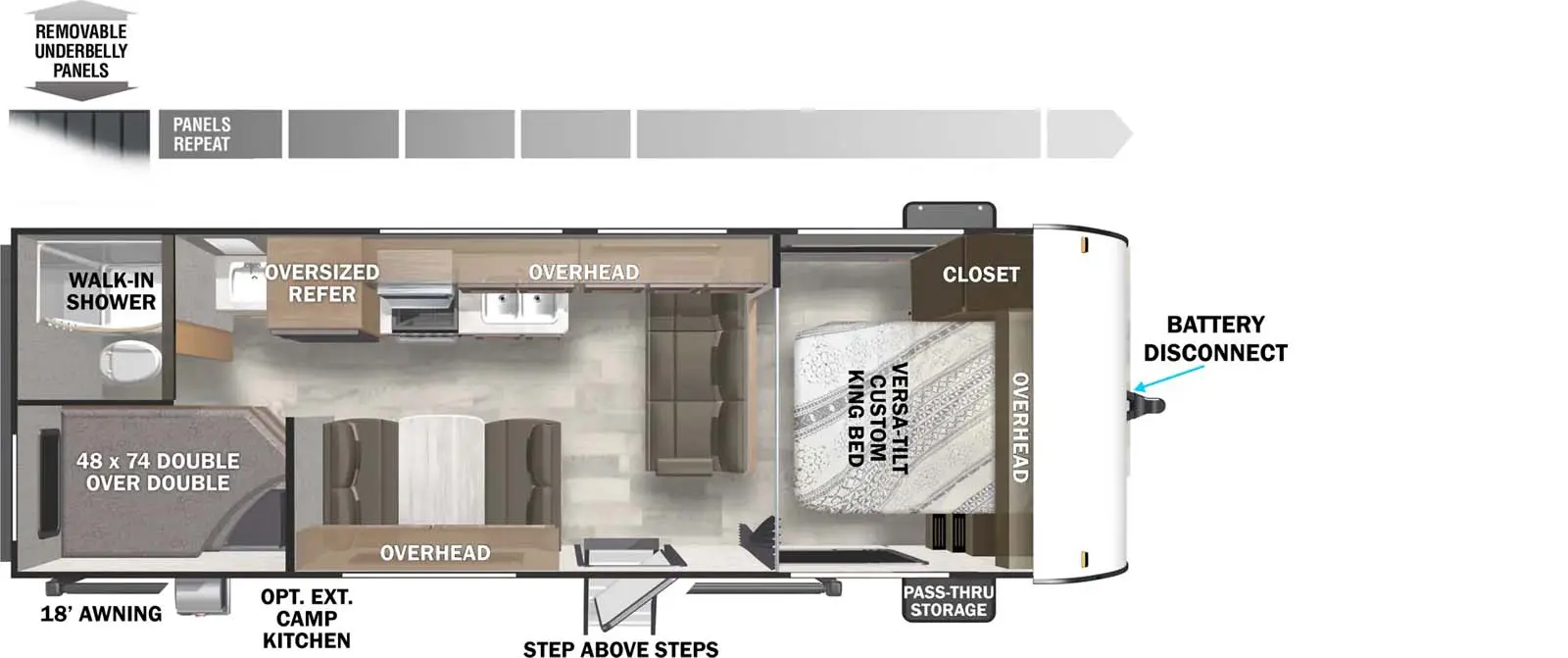 261BHXL Floorplan Image